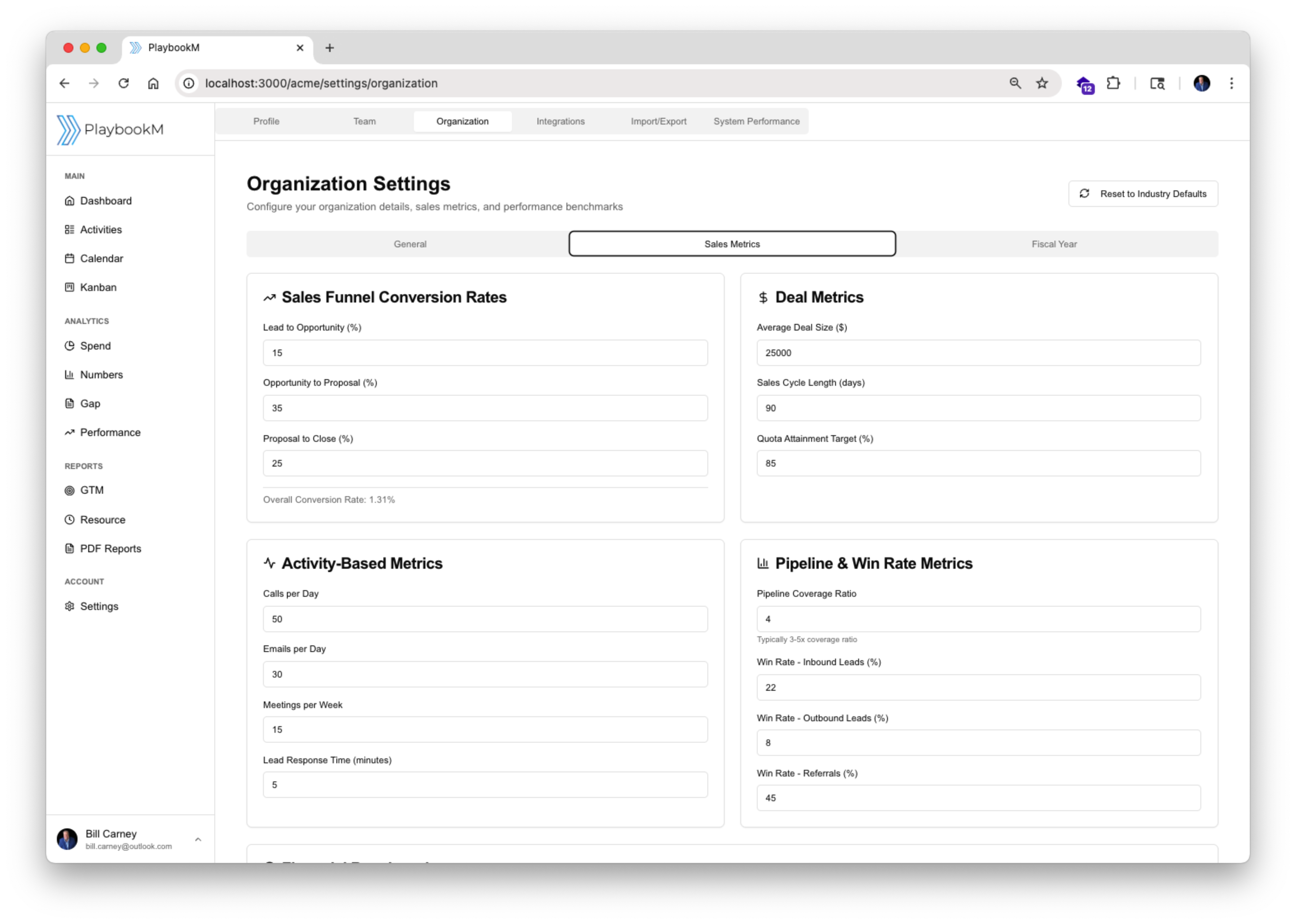 Company Profile View